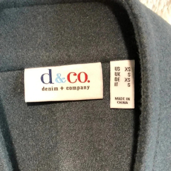 Denim & Co. Gray/Blue Jacket - Picture 6 of 9